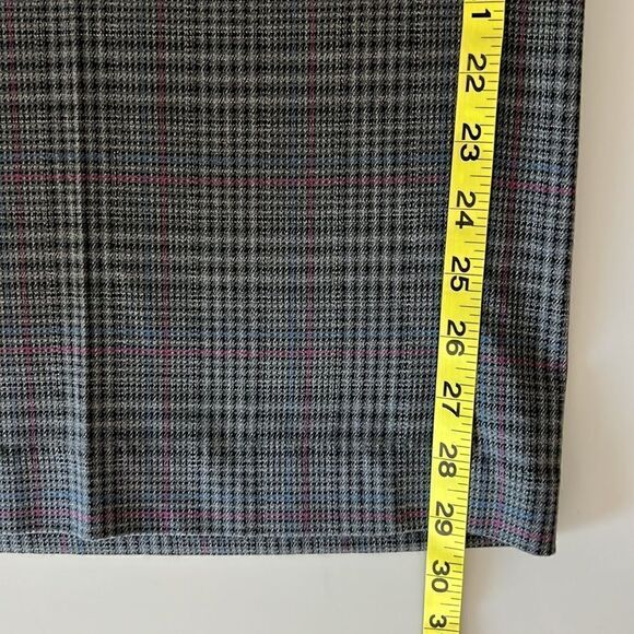 NWOT Vince Camuto Wide Leg Plaid Trouser Pants Dark Grey Plus Size 20W - Picture 13 of 14